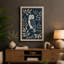 Heart-Faced Owl Japandi - Wrapped Canvas-1748825696-1748825701
