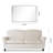 Khloei Stainless Steel Framed Wall Mirror-1424422584-1342694495