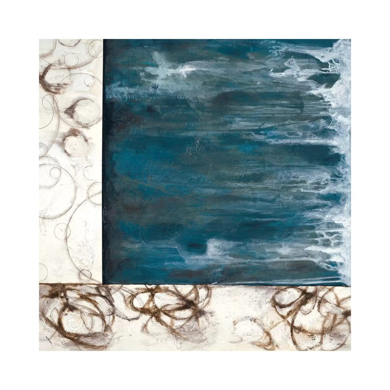 Stream 1 Piece Wrapped Canvas Painting, 30.48 cm H x 30.48 cm W