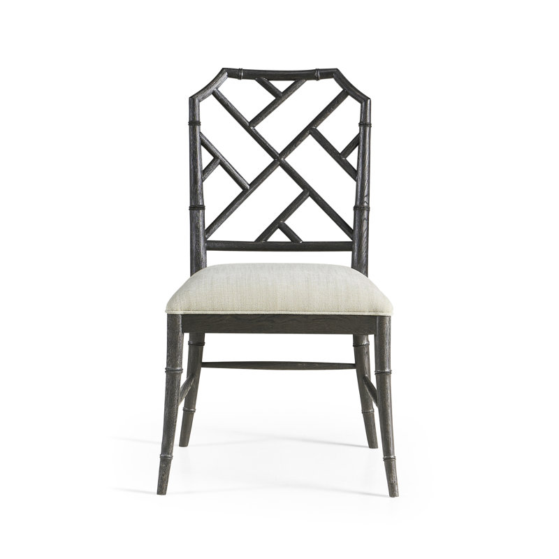 Saros Upholstered Dining Chair, Ebonized Black