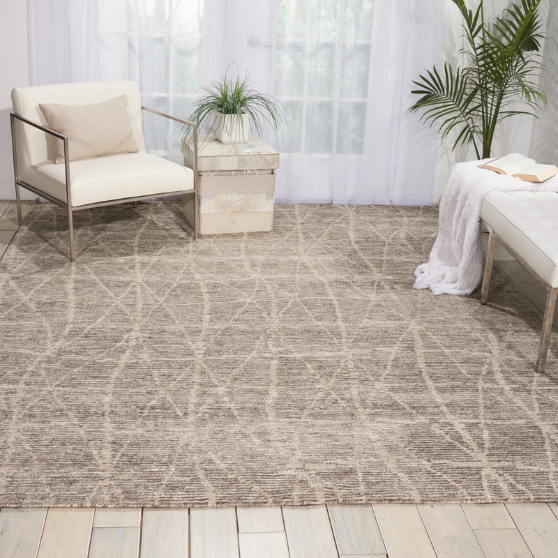 Bellaire Abstract Hand Woven Area Rug, Rectangle 168 x 226cm