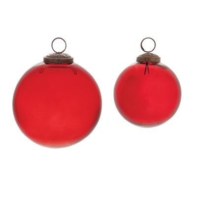 Clear Glass Ball Ornament