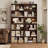 Langner 70.8" H x 23.6" W Standard Bookcase, 6-Tier Open Bookcase and Bookshelf, Freestanding Display Storage Shelves Tall Bookcase for Bedroom, Living Room and Office-412476361-440098507