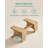 Bamboo Toilet Stool, Adjustable Poop Stool With Non-Slip Grooves, Height Convertible To 6.9 Or 9.5 Inches, Squat Potty Stool For Bathroom, Space-Saving, Light Bamboo