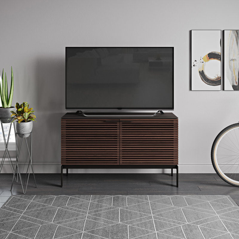 Corridor Media Console, Chocolate Stained Walnut