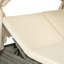 Chaise longue d'extérieur réglable avec auvent-160079203