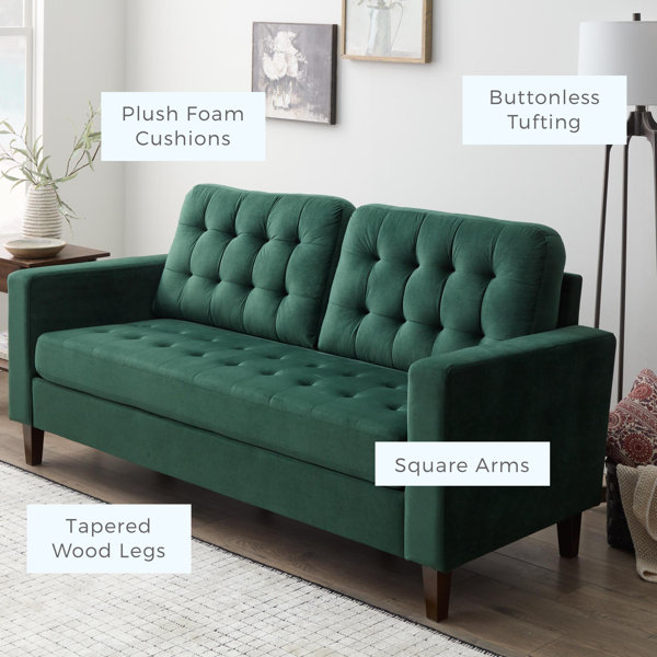 Mistana™ Milton 76'' Upholstered Sofa & Reviews | Wayfair