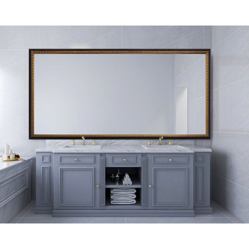 Miroir de salle de bain Taub, H 34 po x l 65,5 po