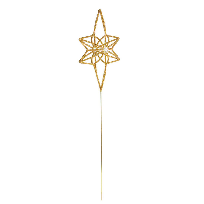 34'' Metal Plants & Flowers Tree Topper