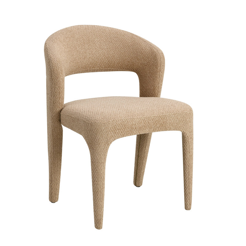 Ensemble de 2 chaises d'appoint brun clair Lidi Lidi