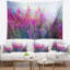 Tapisserie en fleurs mauves-28488077