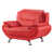 Simili cuir rouge est en rupture de stock