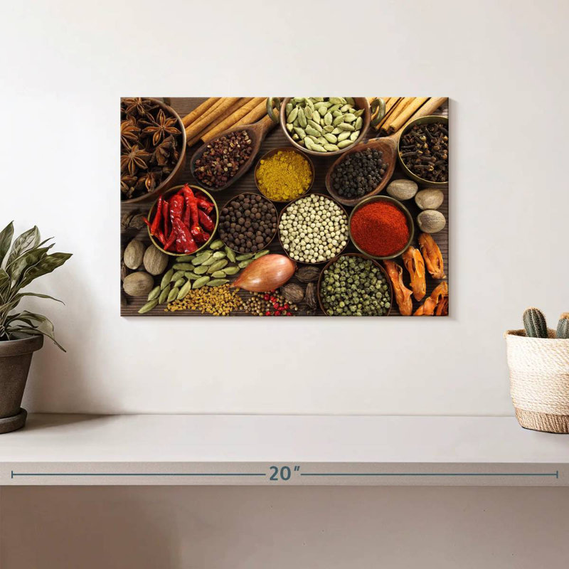 Yarlin Natural Spices, 8" H x 12" W