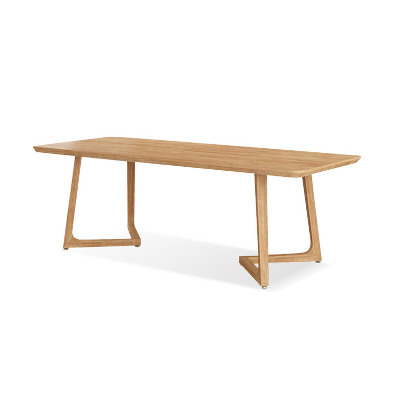 Table de salle à manger Burlywood, H 29,53 po x L 70,87 po x l 31,5 po