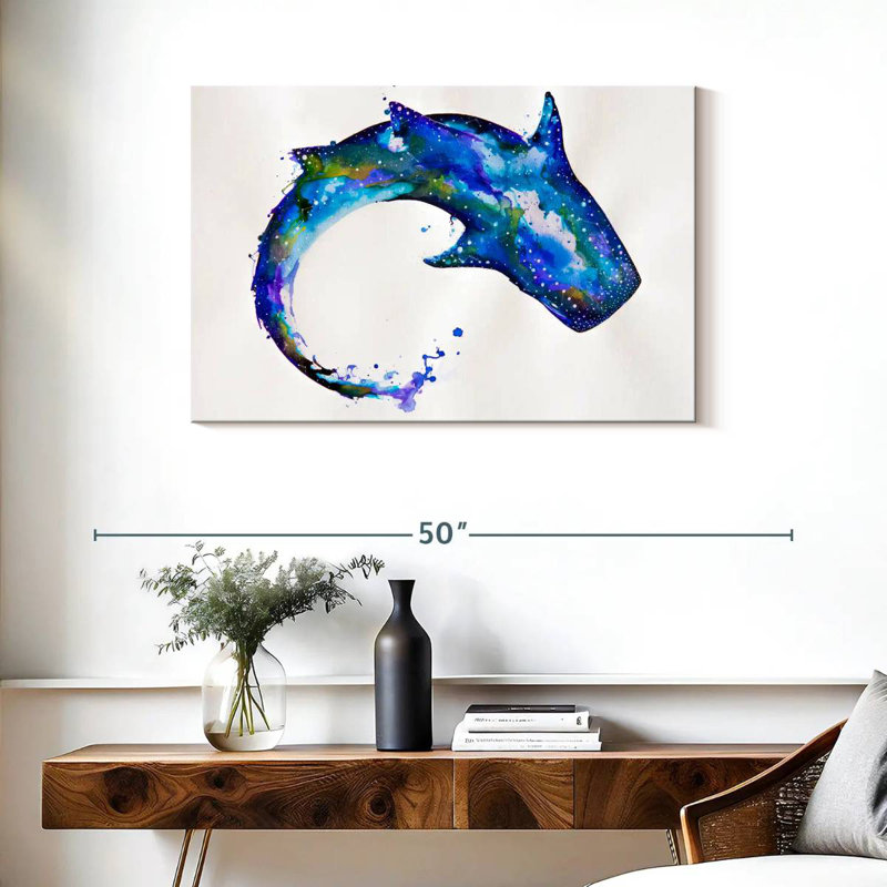 Brampt Celestial Shark, 24" H x 36" W