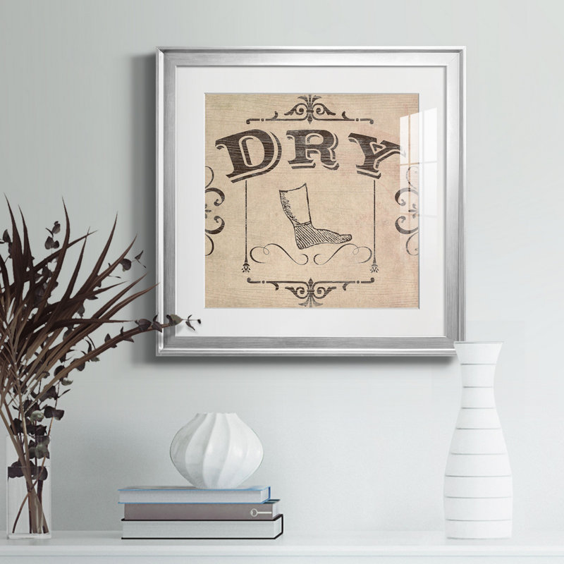 Toile sur mesure Adagio III-Premium sur mesure - prête à être accrochée, Papier avec cadre argenté, Blanc