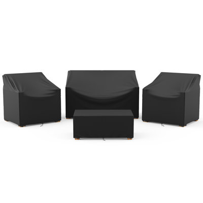 Patio Furniture Covers 4-Pieces Waterproof Outdoor Patio Garden Furniture Covers Set by Latitude Run