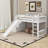 Twin Size Loft Bed With Slide-473335077