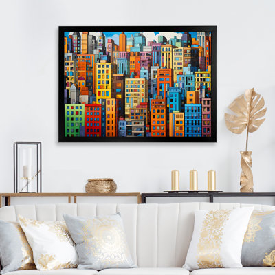 Pop Art Newyork In Color - Cityscapes, estampes murales