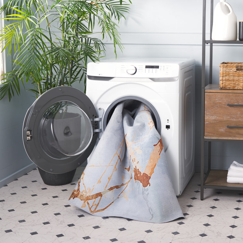 Darcee Machine Washable Area Rug, Round 183 cm