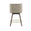 Tabouret de comptoir pivotant 360 ° beige-340030765