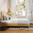 Velvet Henley Upholstered Scalloped Bed, King Size Bed Frame with Headboard-1405303937-1405303939