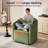 Swivel Accent Chair, Comfy Barrel Chairs With Storage, Small 360° Round Swivel Armchair-2047753098