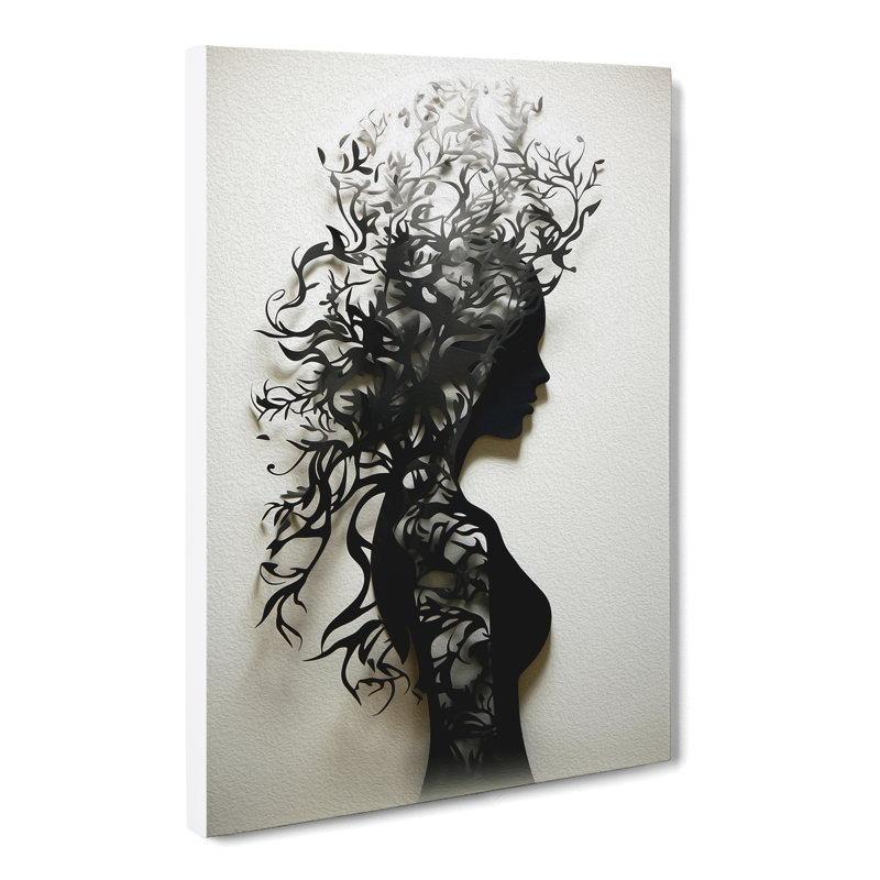 Woman Contemporary - No Frame Print, 60cm H x 40cm W x 3cm D