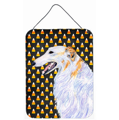 «Burniece Candy Corn», impression d'Halloween sur plaque