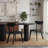 Oak Dining Chair(Set Of 6)-Black Oak-499900906