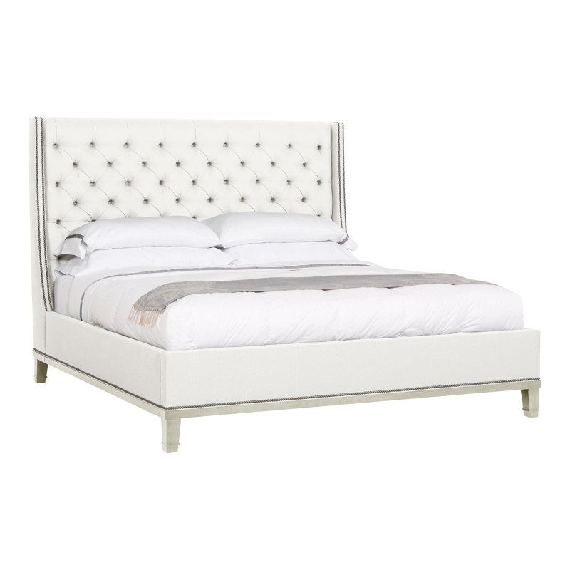 Michael Weiss California King Tufted Upholstered Panel Bed, Tommy Snow, Yes, Navajo