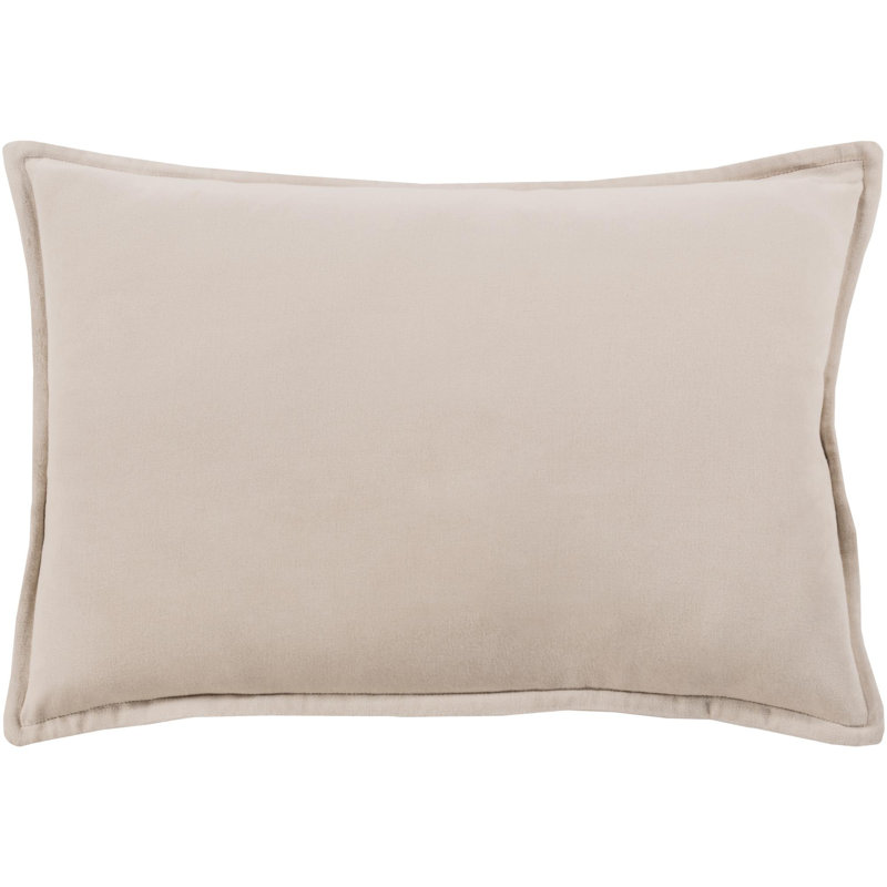Housse et insert de coussin rectangulaire en coton Norwin, Polyester, 13"H x 19"W, Brown