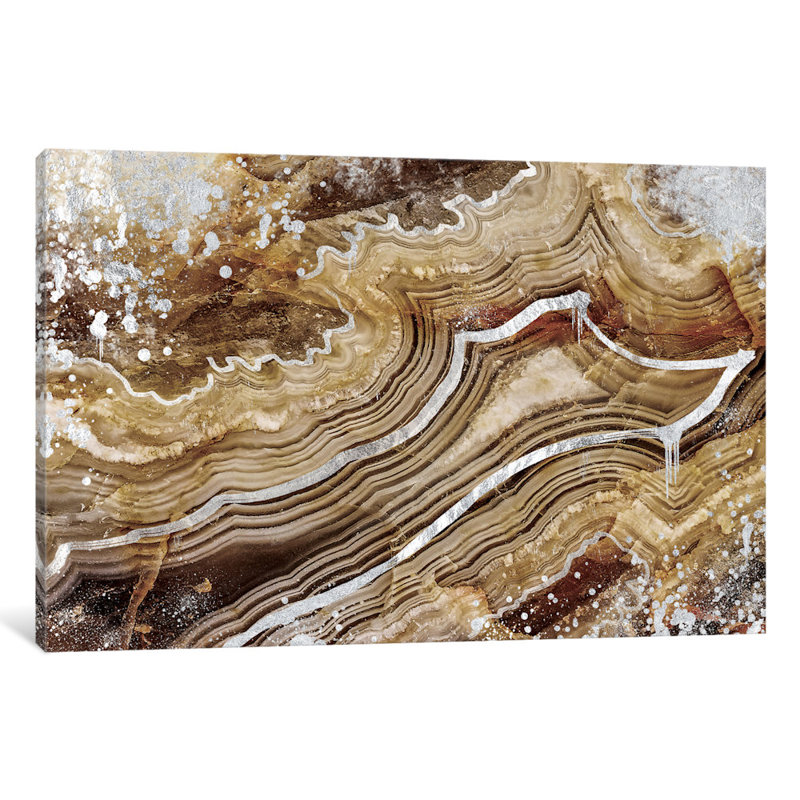 Canary Silver, impression sur toile tendue, H 26 po x l 40 po x P 1,5 po, Pas de tapis, Toile tendue