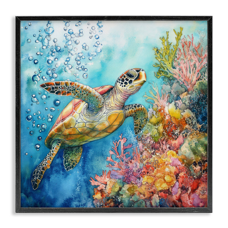 Giclée encadrée, dessin par Tina LeCour, Giclée encadrée noir minuit, H 24 po x l 24 po
