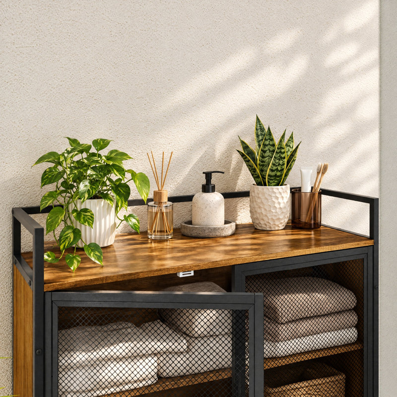 Rangement autoportant au-dessus de la toilette Saidou