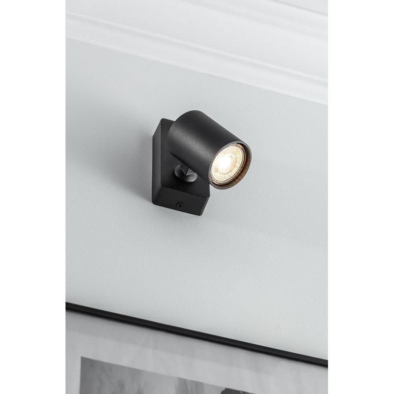 Casiah Semi Flush Mount, Black