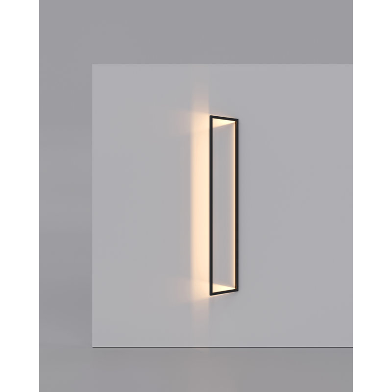 1 - Light LED Flush Mounted Sconce, 1.26" H x 13.39" W x 66.54" D