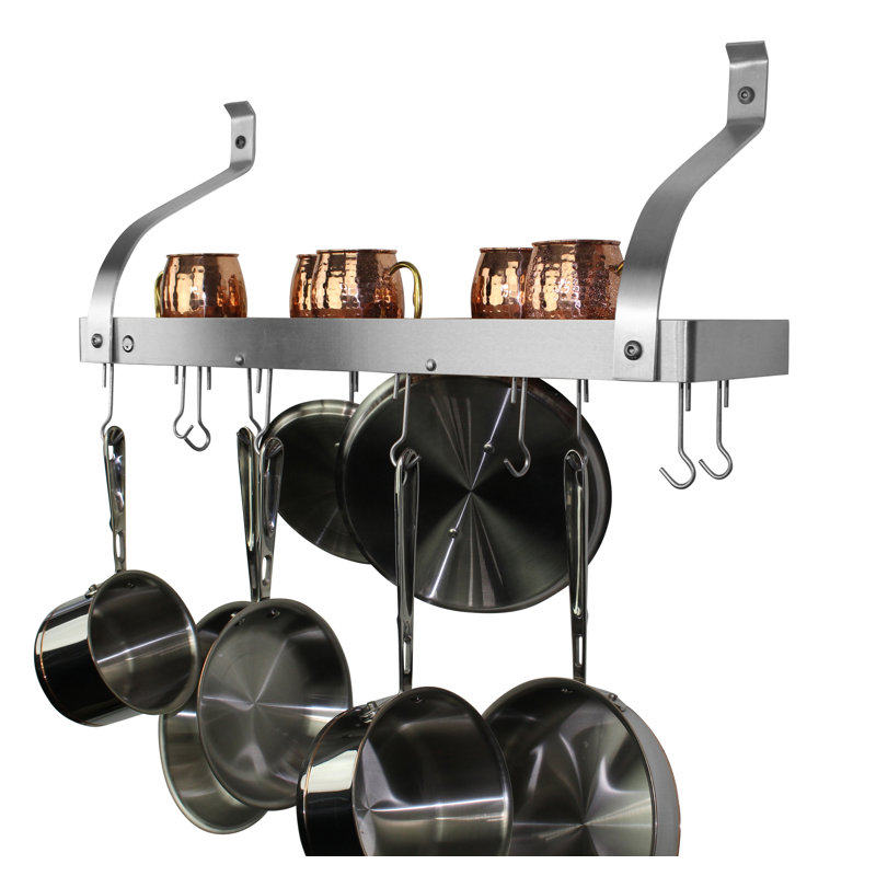 Handcrafted Wall Mounted Pot Rack