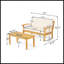 Causeuse + table basse-1112464957