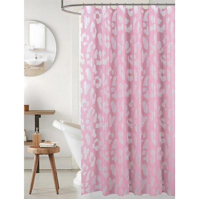 Rideau de douche imperméable Leopard Peva