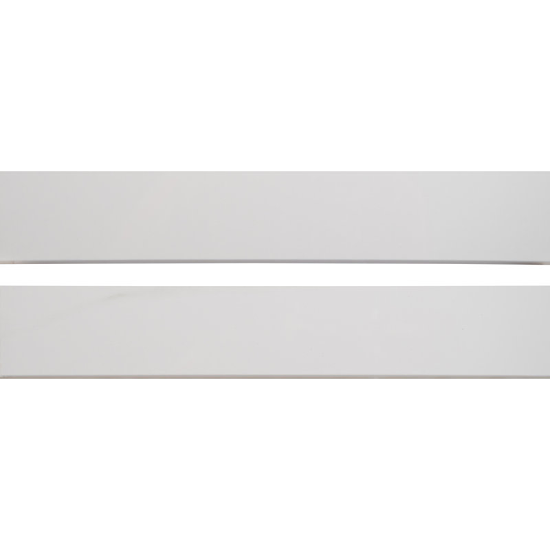 Azira 3 in. x 18 in. Polished Porcelain Bullnose Tile Trim, Nevara
