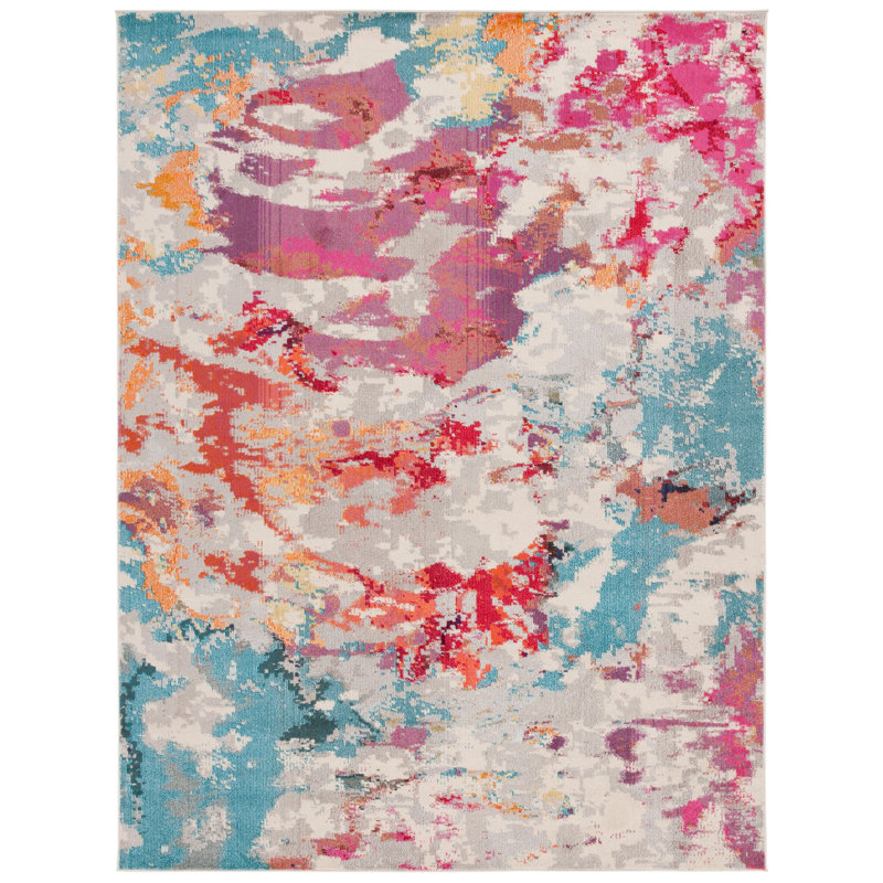 Monaco Performance Abstract Rug, Rectangle 8' x 10'
