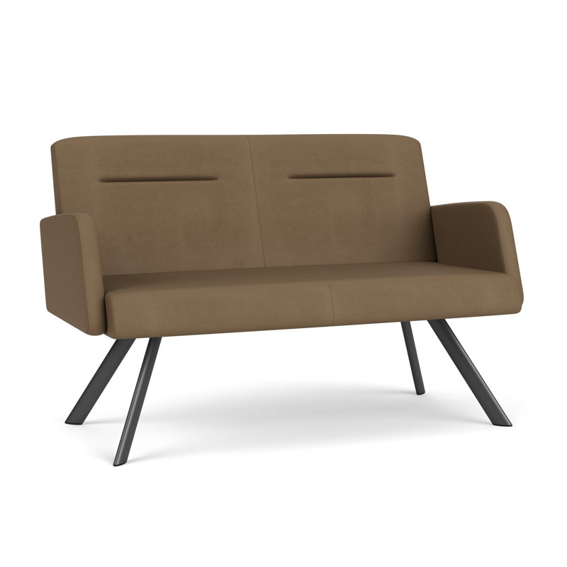 Willow Loveseat, Charcoal, Patriot Plus Taupe, Yes