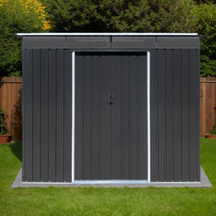 Adriana 6 Ft. W X 8 Ft. D Metal Tool Shed