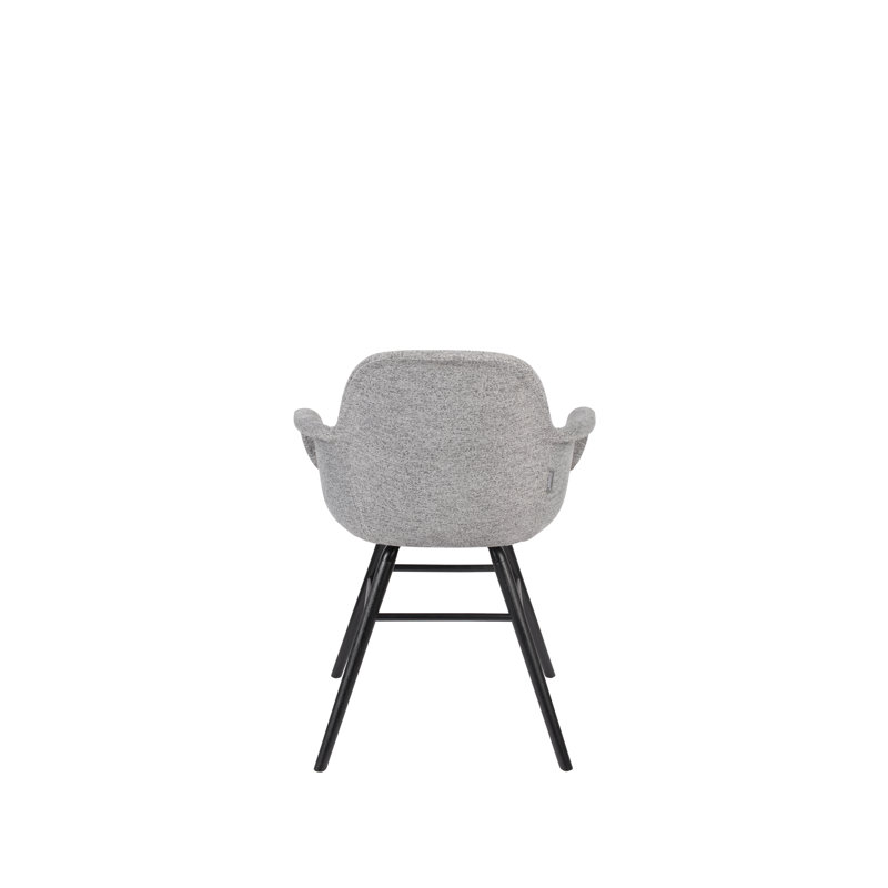 Albert Kuip Upholstered Arm Chair, Light Gray