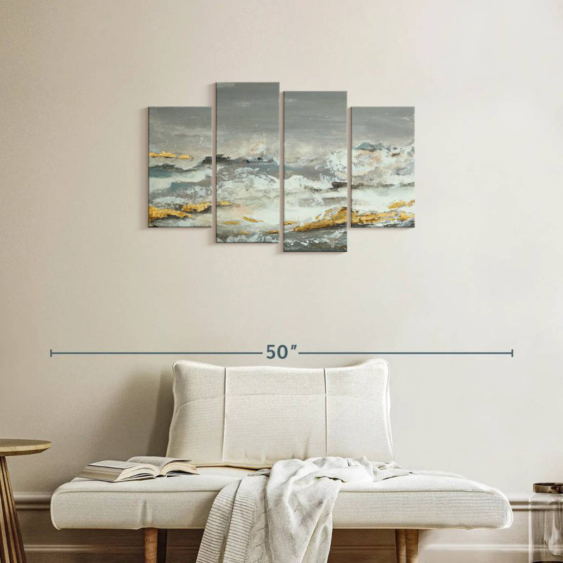 Avery Golden Rocks, 22" H x 36" W