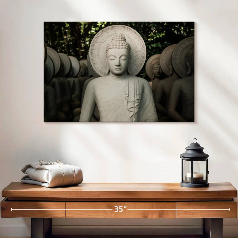Adella Kantharaj Buddhas, 8" H x 12" W