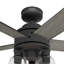 Ventilateur de plafond standard à 5 pales de 52 po avec télécommande et ensemble d'éclairage à DEL inclus Lochemeade-113420545