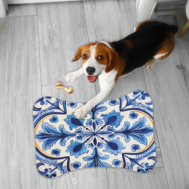 Carreaux décoratifs - Tapis d'alimentation en os 1 pièce, 14"