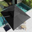 Jauhen 128' X 104'  Cantilever Umbrella, Weighted Base Does Not Include-516639125